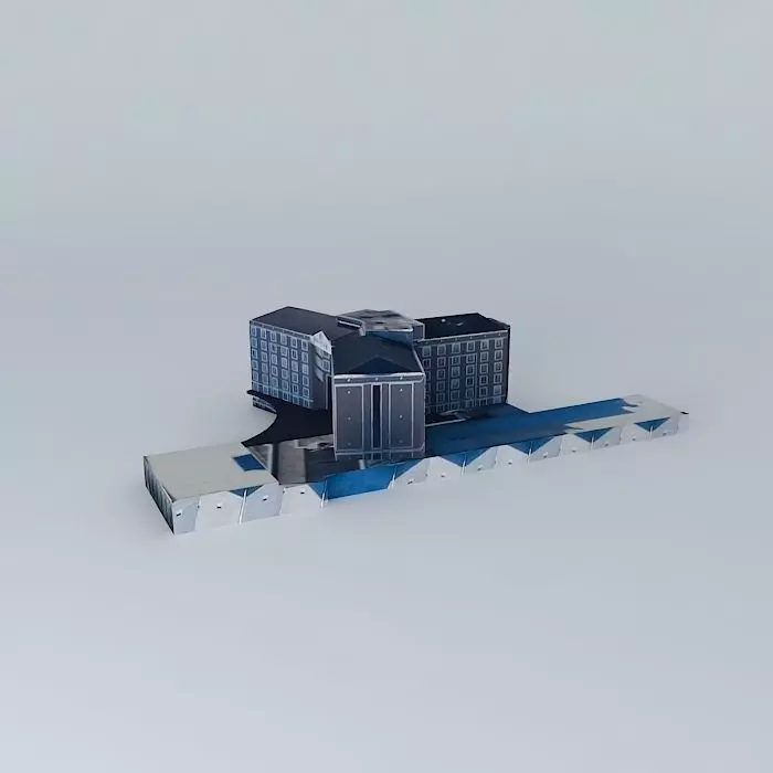 Building in Porto Alegre - Rio Grande do Sul, Brazil Free 3D model_0