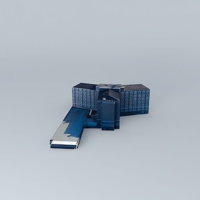 Building in Porto Alegre - Rio Grande do Sul, Brazil Free 3D model_2