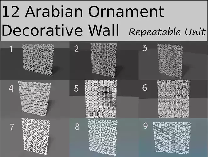 Arabian Ornament Pattern Collection