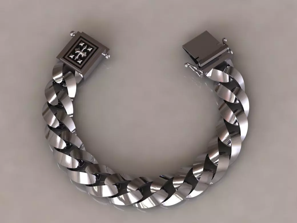 chain bracelets 06 3D print model_0