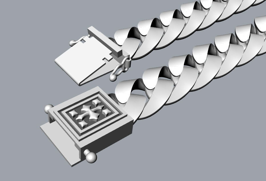 chain bracelets 06 3D print model_2