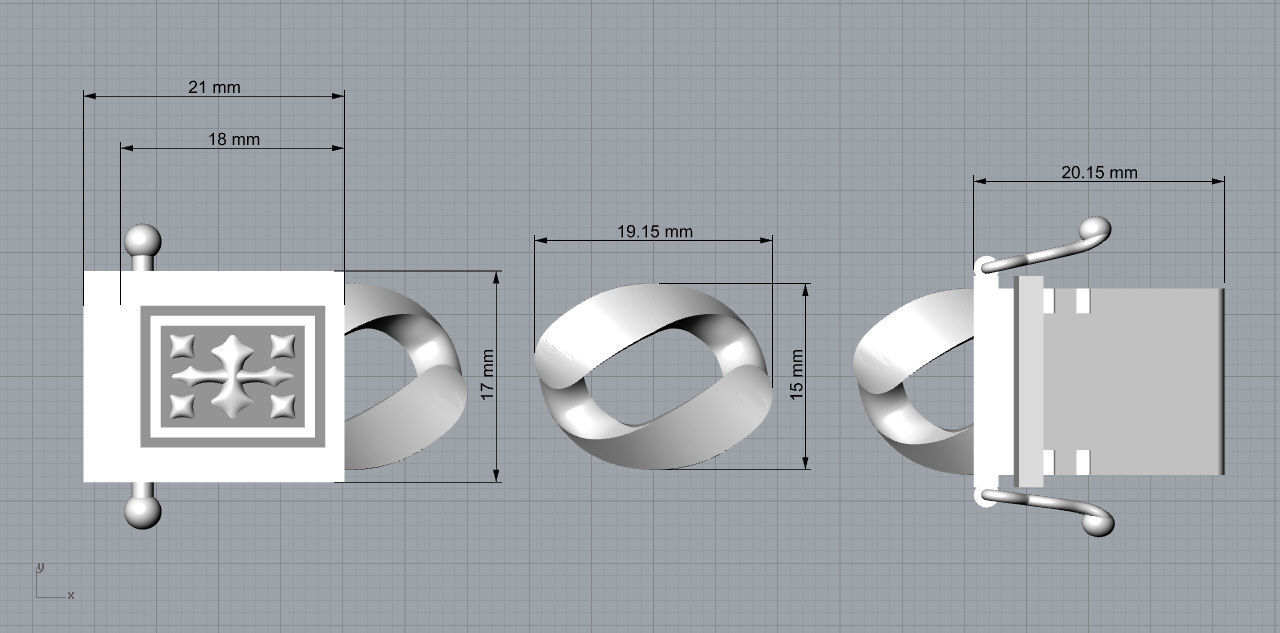 chain bracelets 06 3D print model_4
