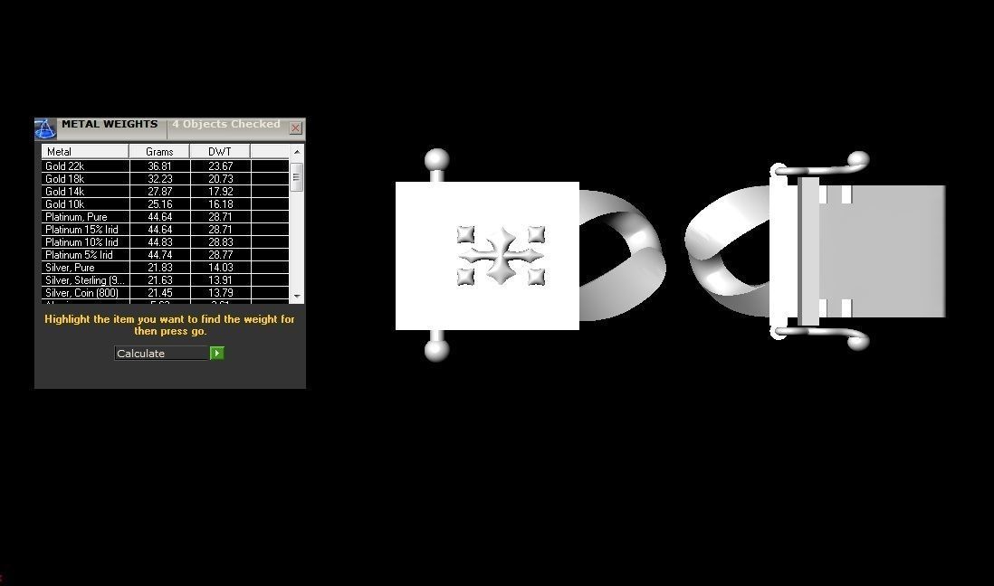 chain bracelets 06 3D print model_8