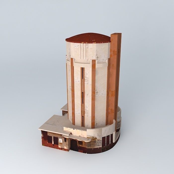 San Nicolas Water Tower Free 3D model_1