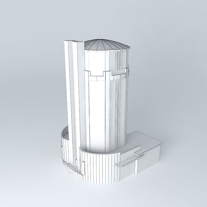 San Nicolas Water Tower Free 3D model_3