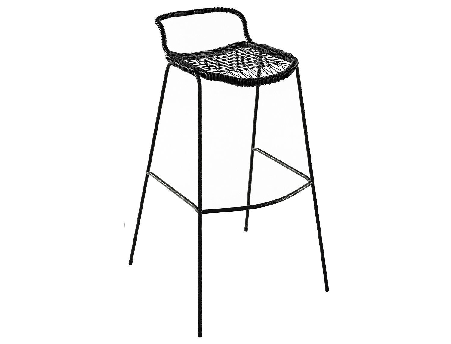 Bar Stool Allu Restaurant GervasoniPoliform 3D model_3