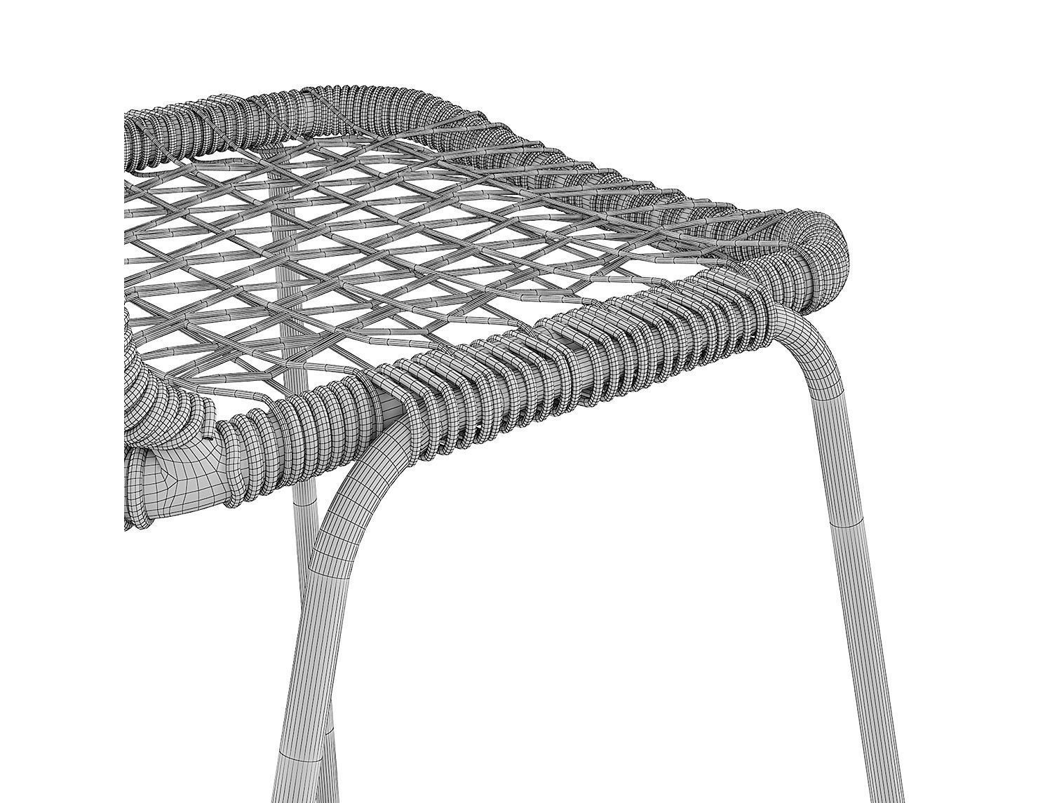 Bar Stool Allu Restaurant GervasoniPoliform 3D model_9