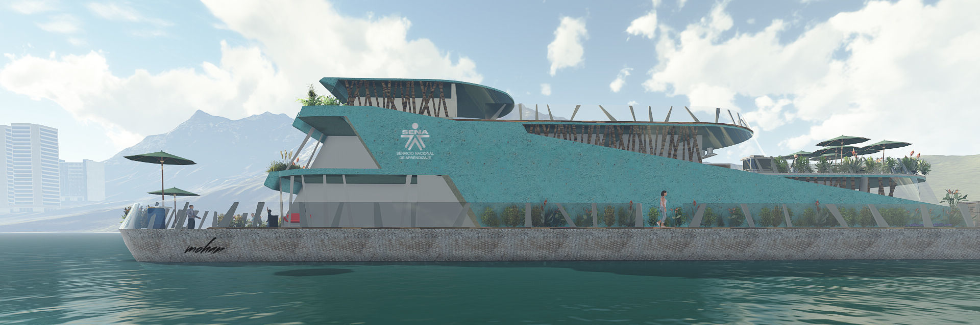 Mohan ship 3D model_2