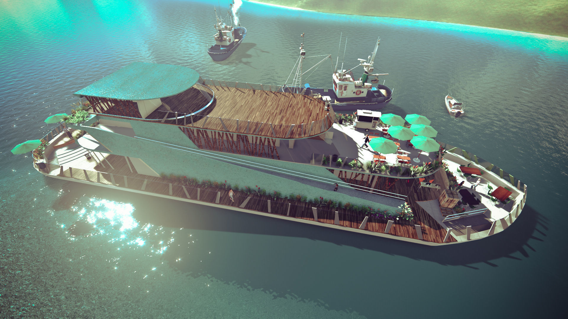 Mohan ship 3D model_4