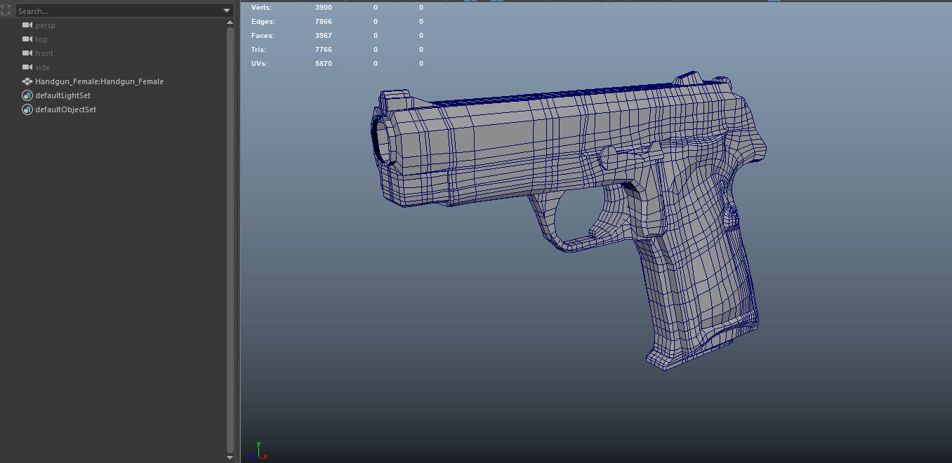 Armament Ready for Killing Zombies Pack Low-poly 3D model_25
