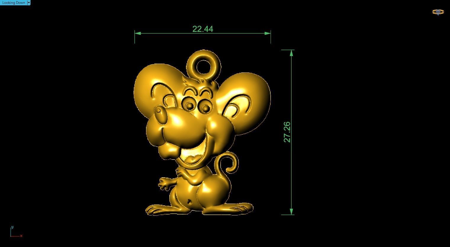 Zodiac Mouse 3D print model_1