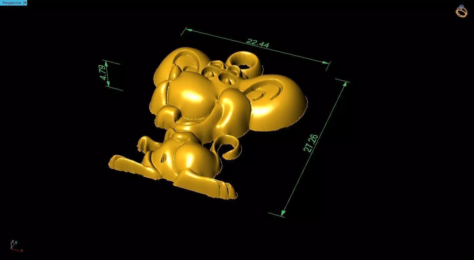 Zodiac Mouse 3D print model_0