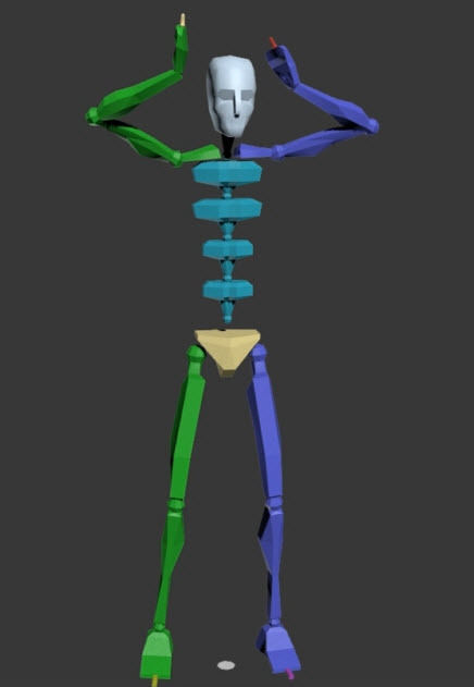 spaceman helmet 3D model_4