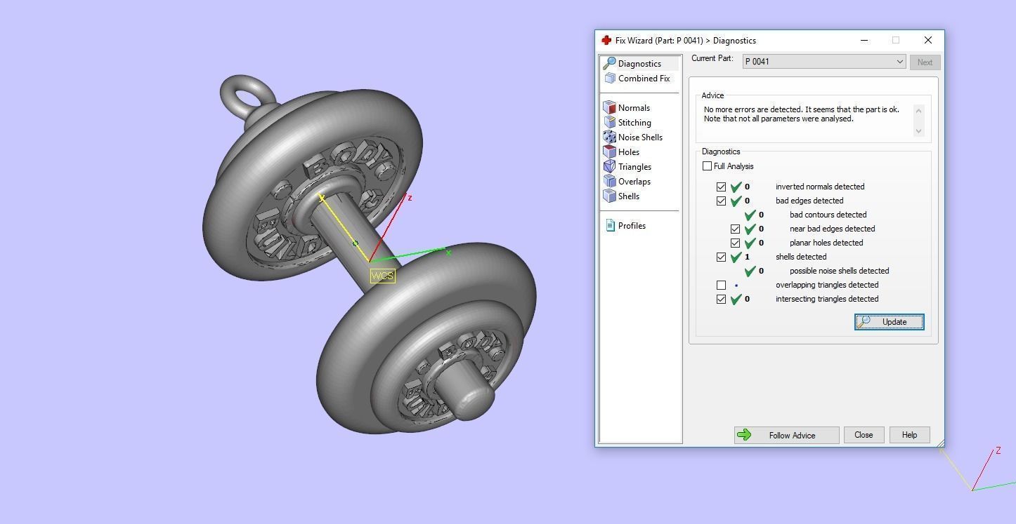 Pendant P 0041 3D print model_6