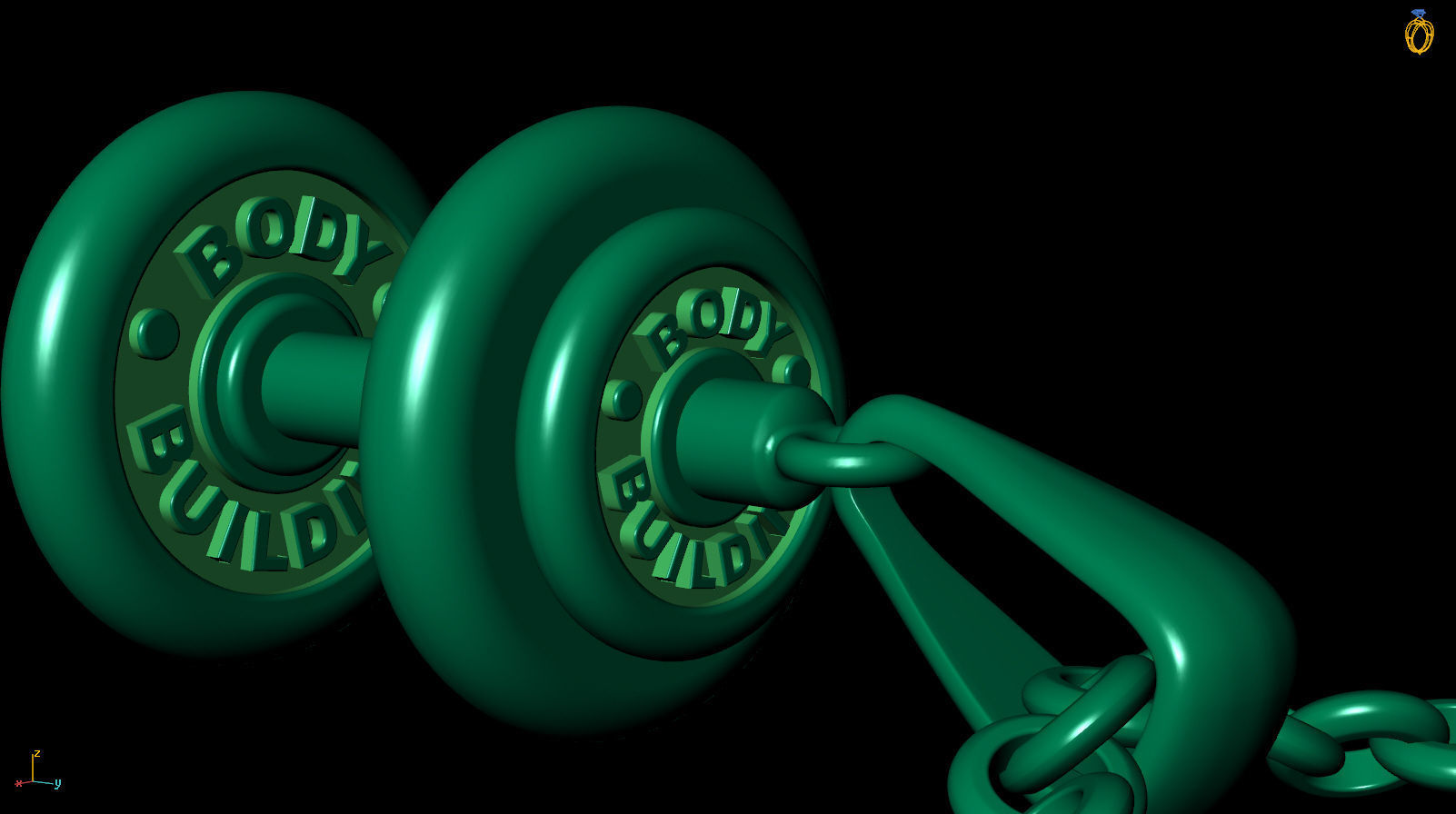 Pendant P 0041 3D print model_10