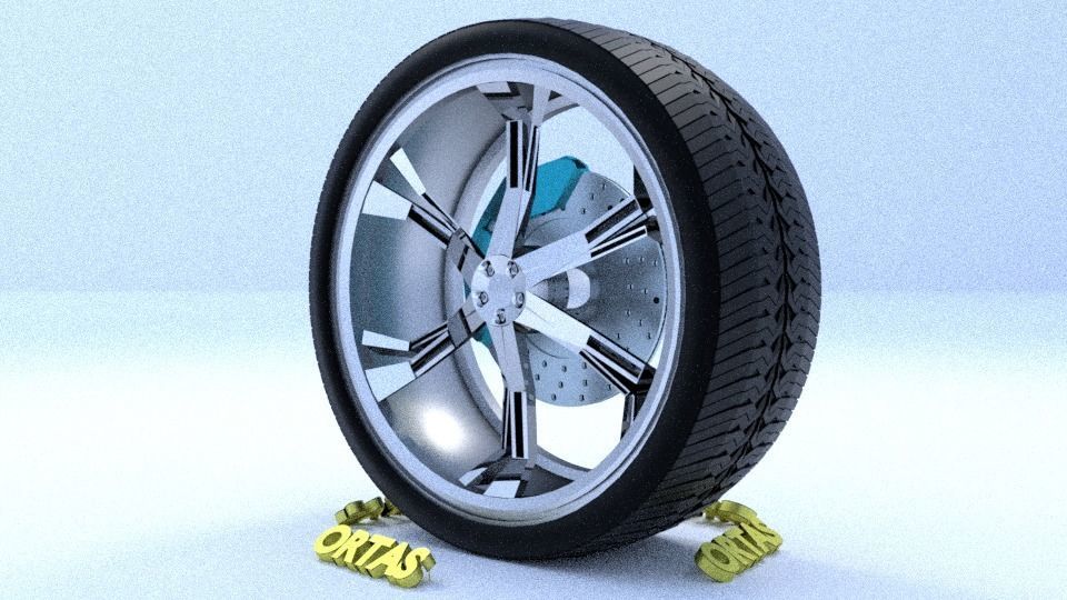 ORTAS CAR RIM 11-12-13-14-15 GAME READY RIM TIRE AND DISC 3D Model Collection_23