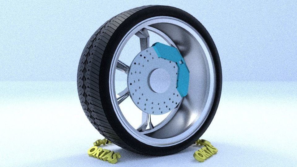 ORTAS CAR RIM 11-12-13-14-15 GAME READY RIM TIRE AND DISC 3D Model Collection_24