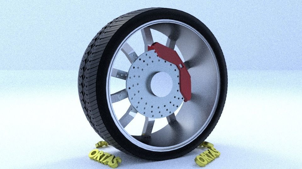 ORTAS CAR RIM 11-12-13-14-15 GAME READY RIM TIRE AND DISC 3D Model Collection_45