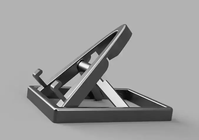 Collapsible Adjustable Phone Stand 3D print model