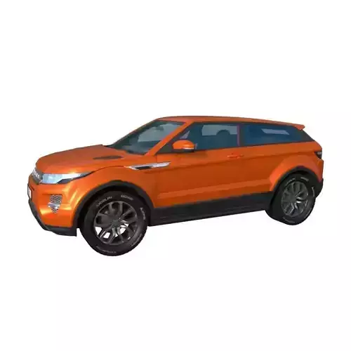 Range Rover Evoque 2015 Low-poly 3D model