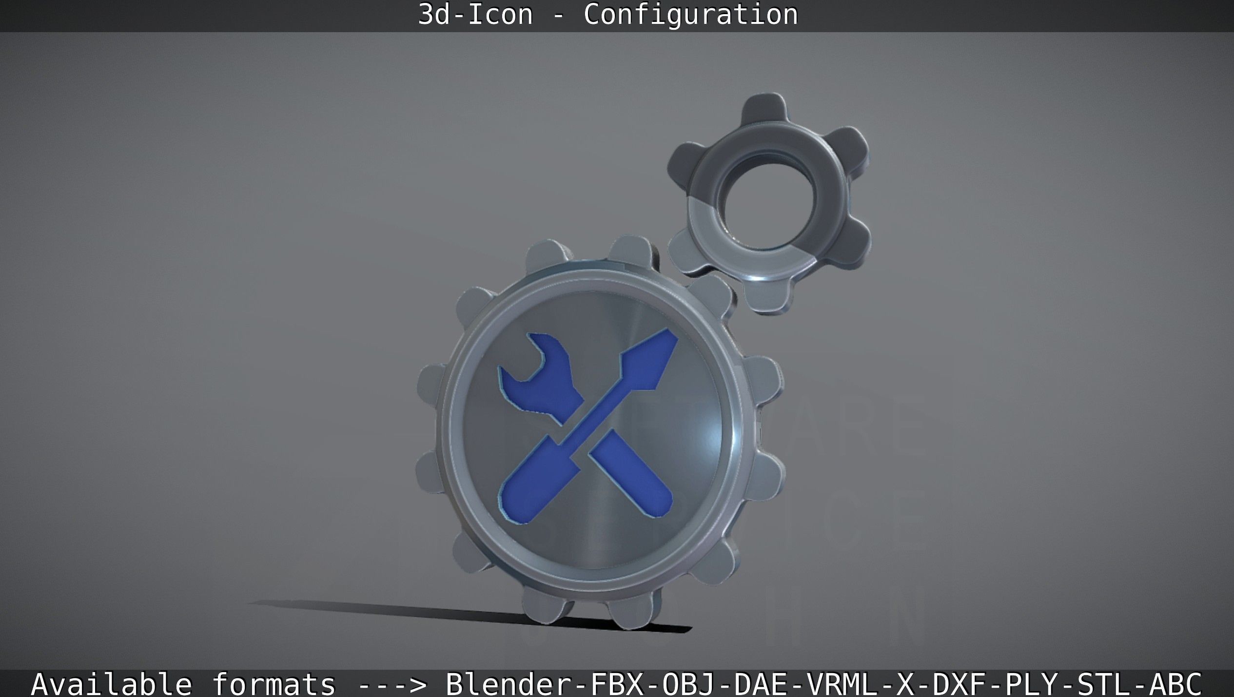 3D model 3d-Icon - Configuration VR / AR / low-poly | CGTrader
