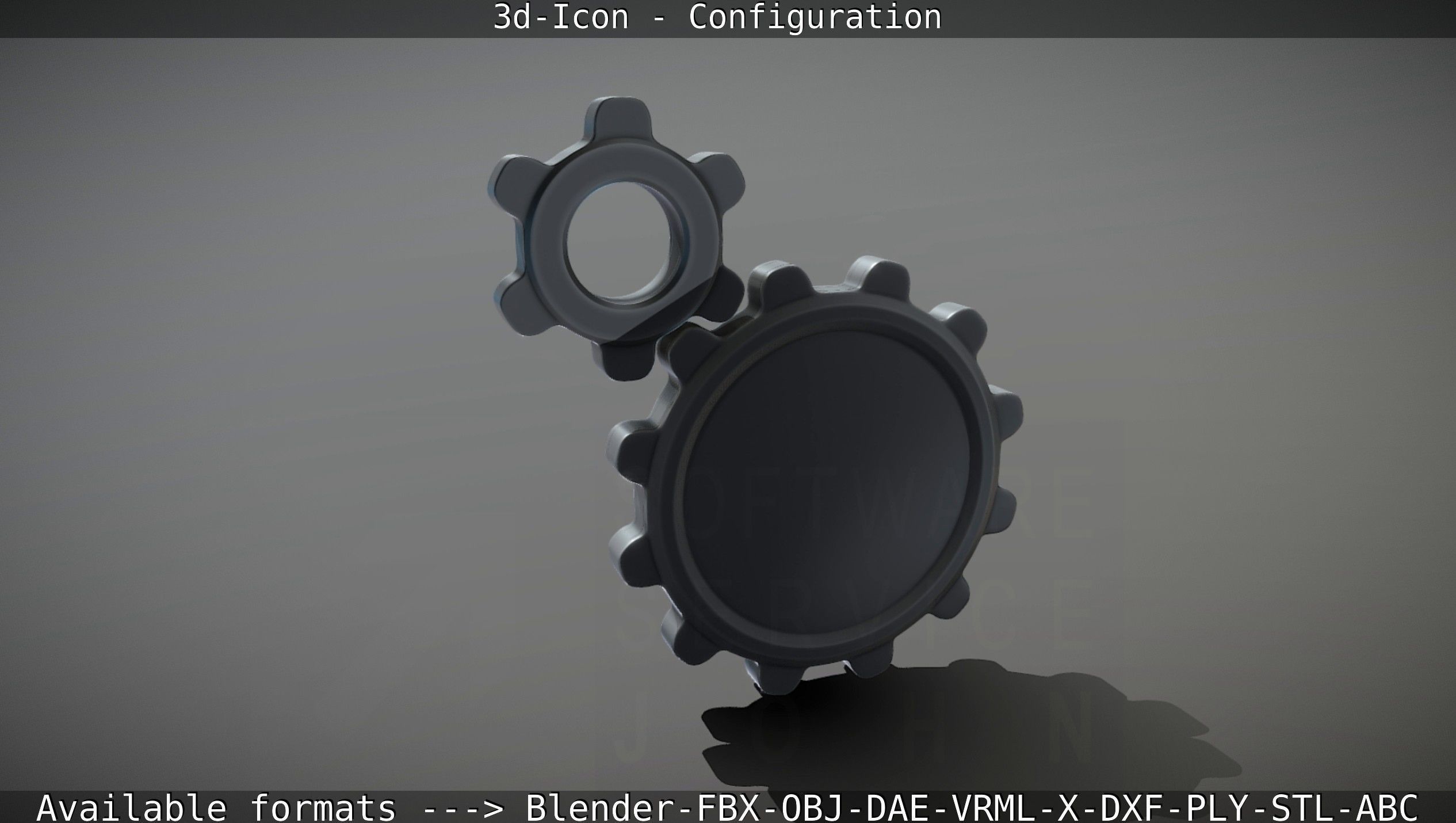 3D model 3d-Icon - Configuration VR / AR / low-poly | CGTrader