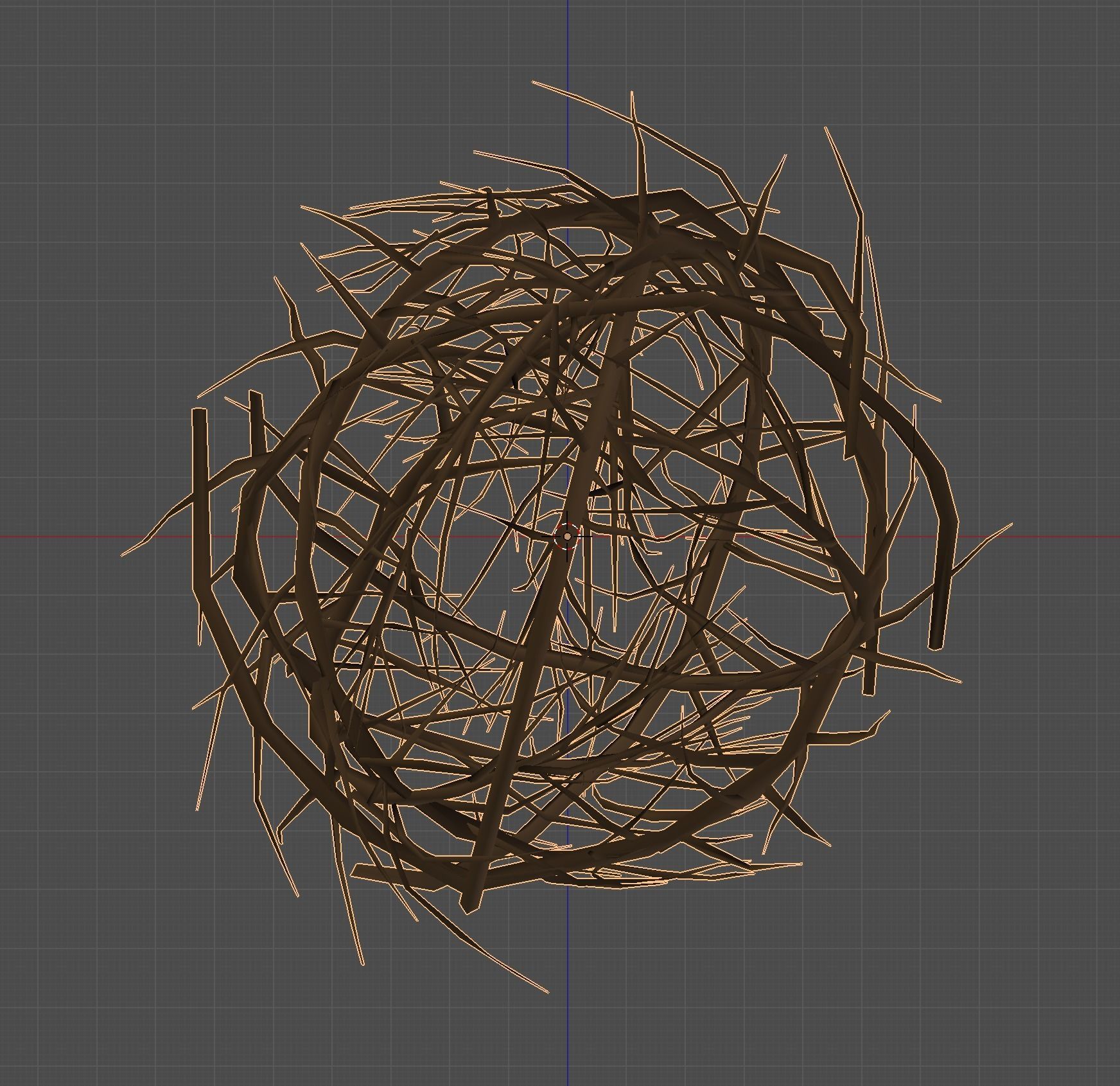 Tumbleweed 3D model_5