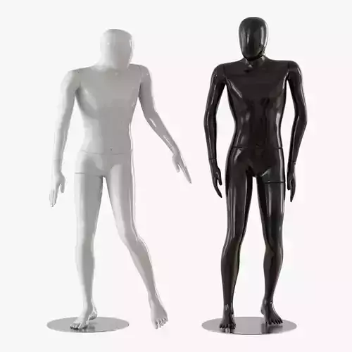 Abstract man mannequin 02 3D model