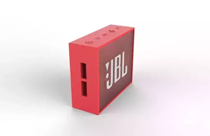 JBL GO1 RED SPEAKER -customizable speaker  3D print model