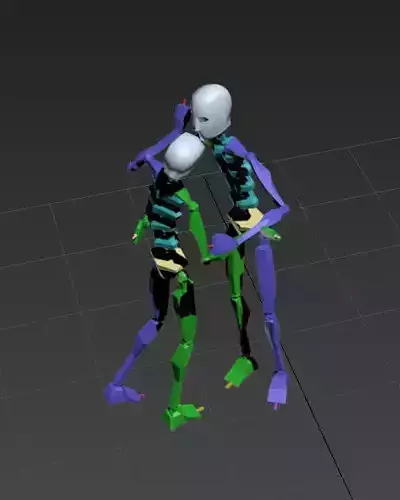 kiss- french kiss 3D model