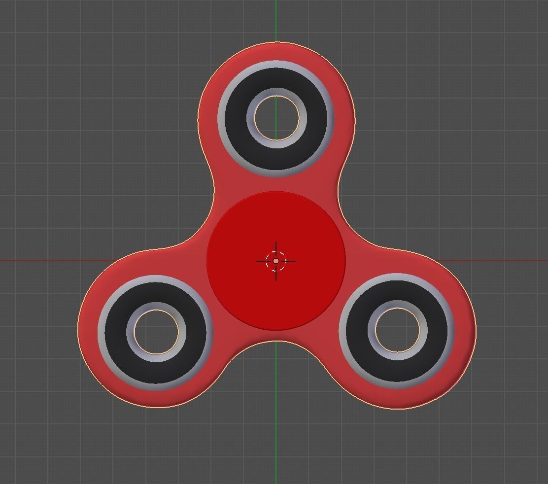 Fidget Spinner with 7 Textures 3D model_7