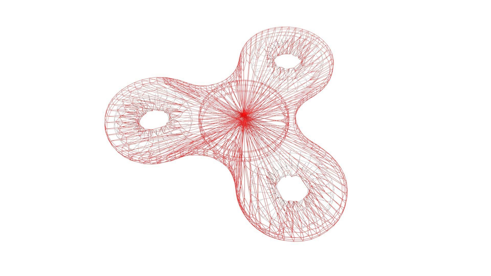 Fidget Spinner with 7 Textures 3D model_5