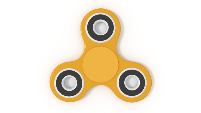 Fidget Spinner with 7 Textures 3D model