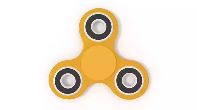Fidget Spinner with 7 Textures 3D model