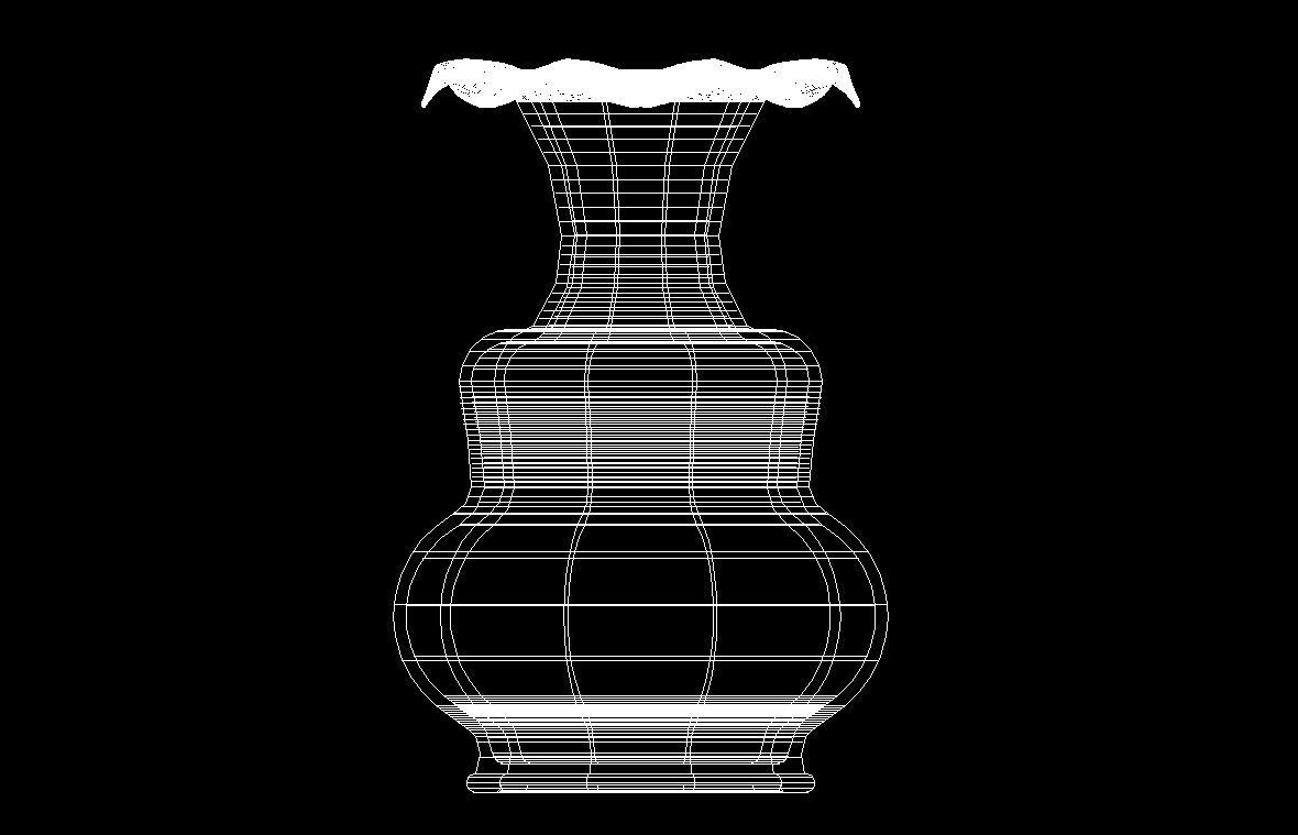 Oriental Atmosphere Vase 3D print model_6