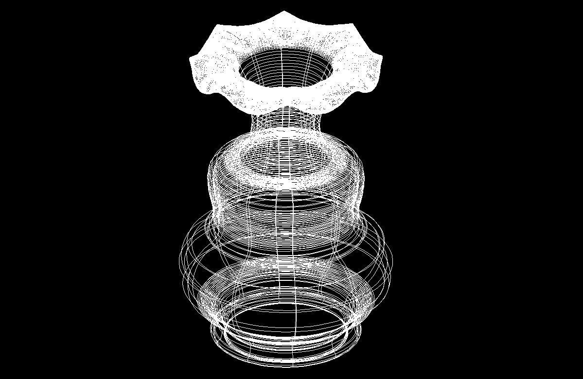 Oriental Atmosphere Vase 3D print model_7