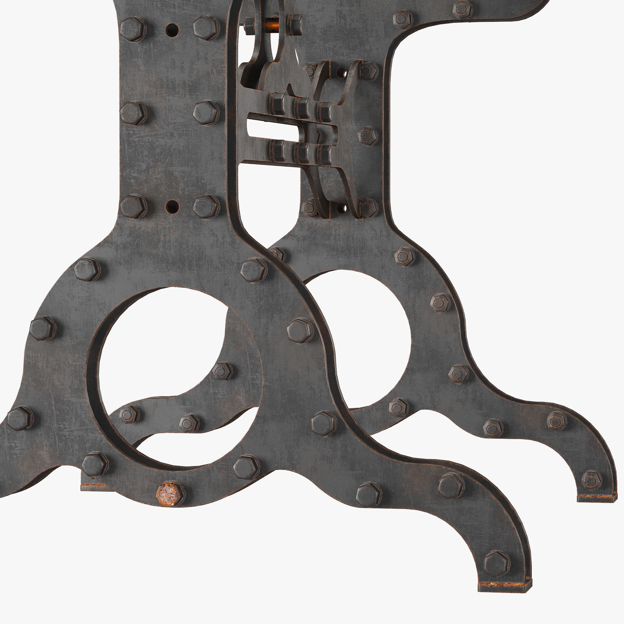 Desk Machine Brothers 3D model_3