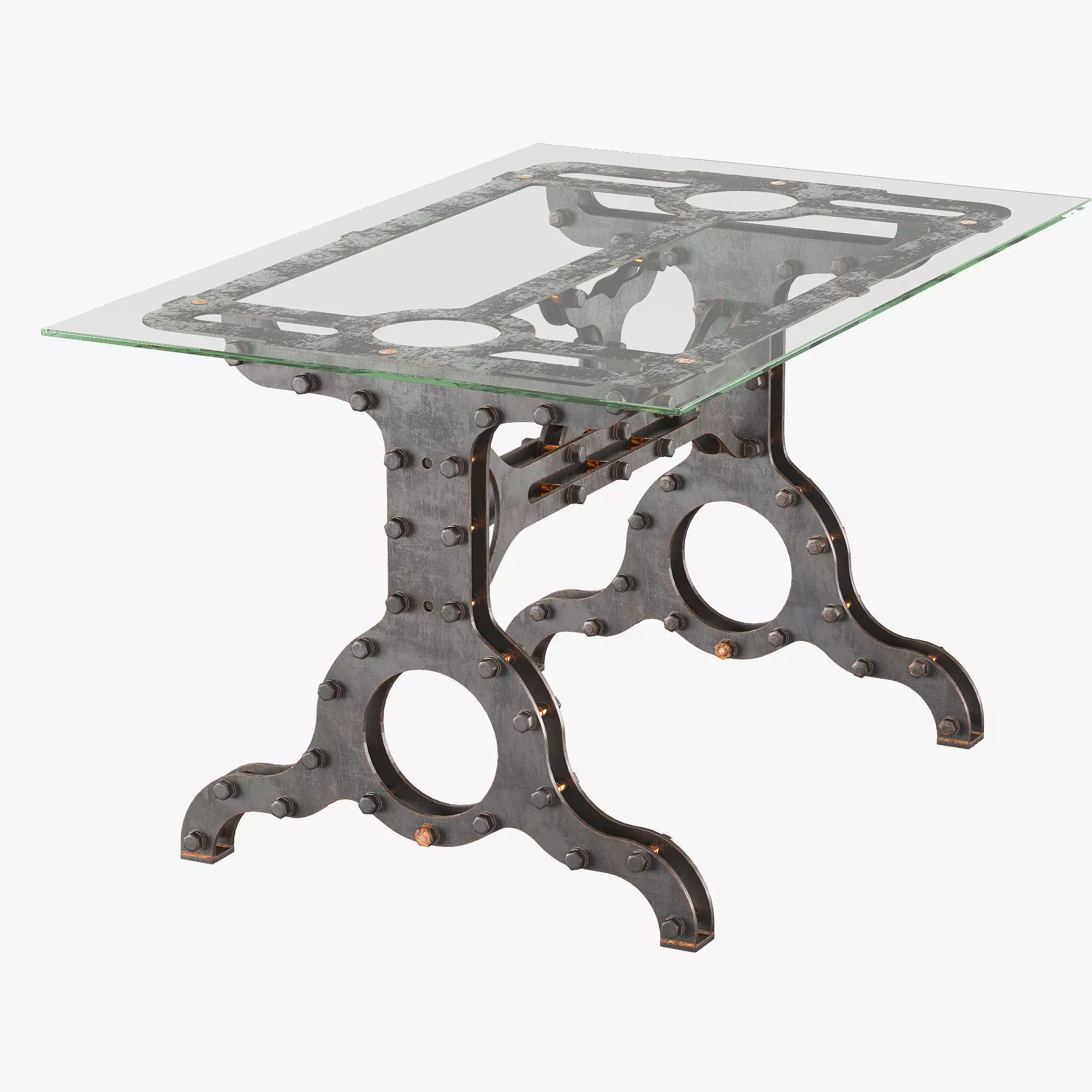 Desk Machine Brothers 3D model_0