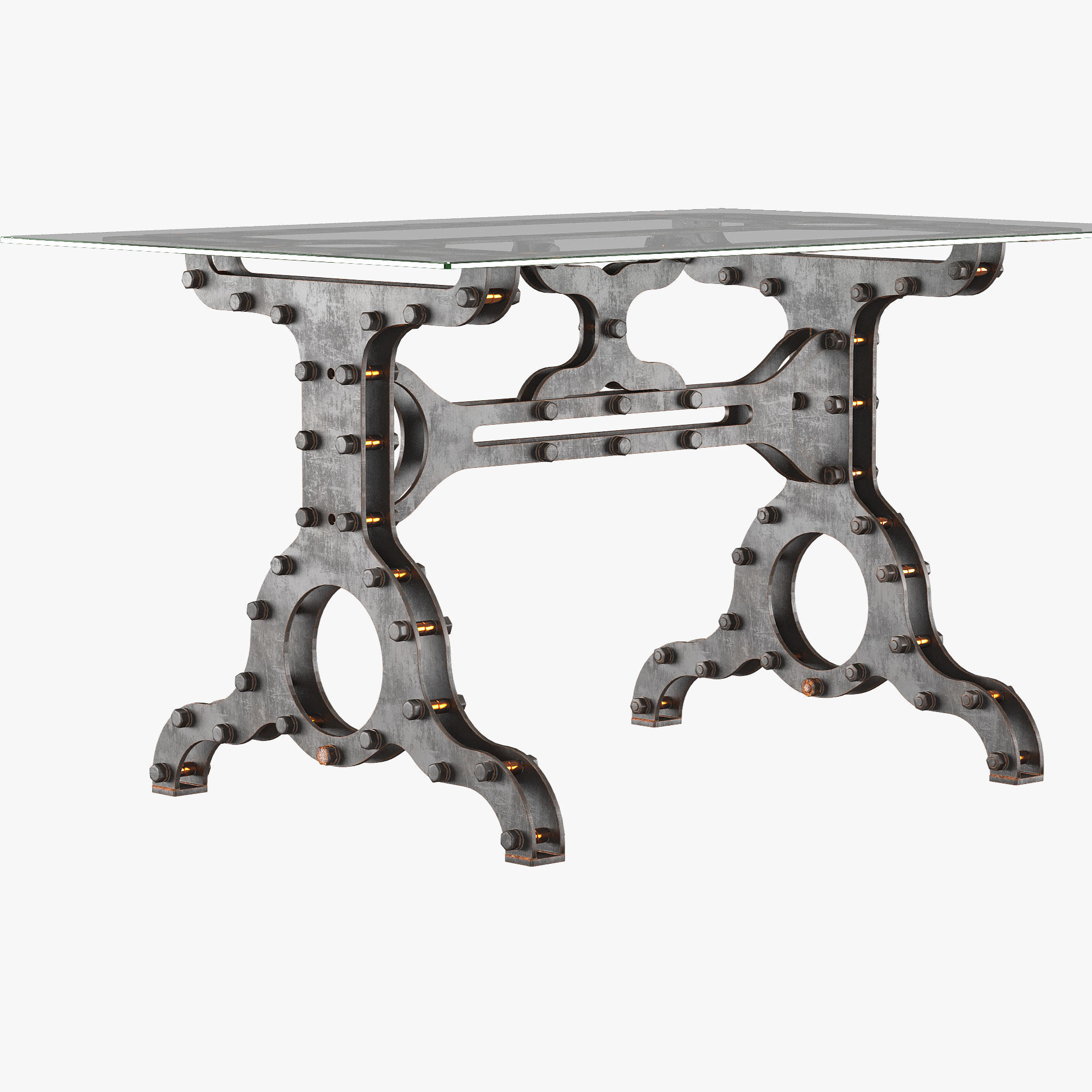 Desk Machine Brothers 3D model_1