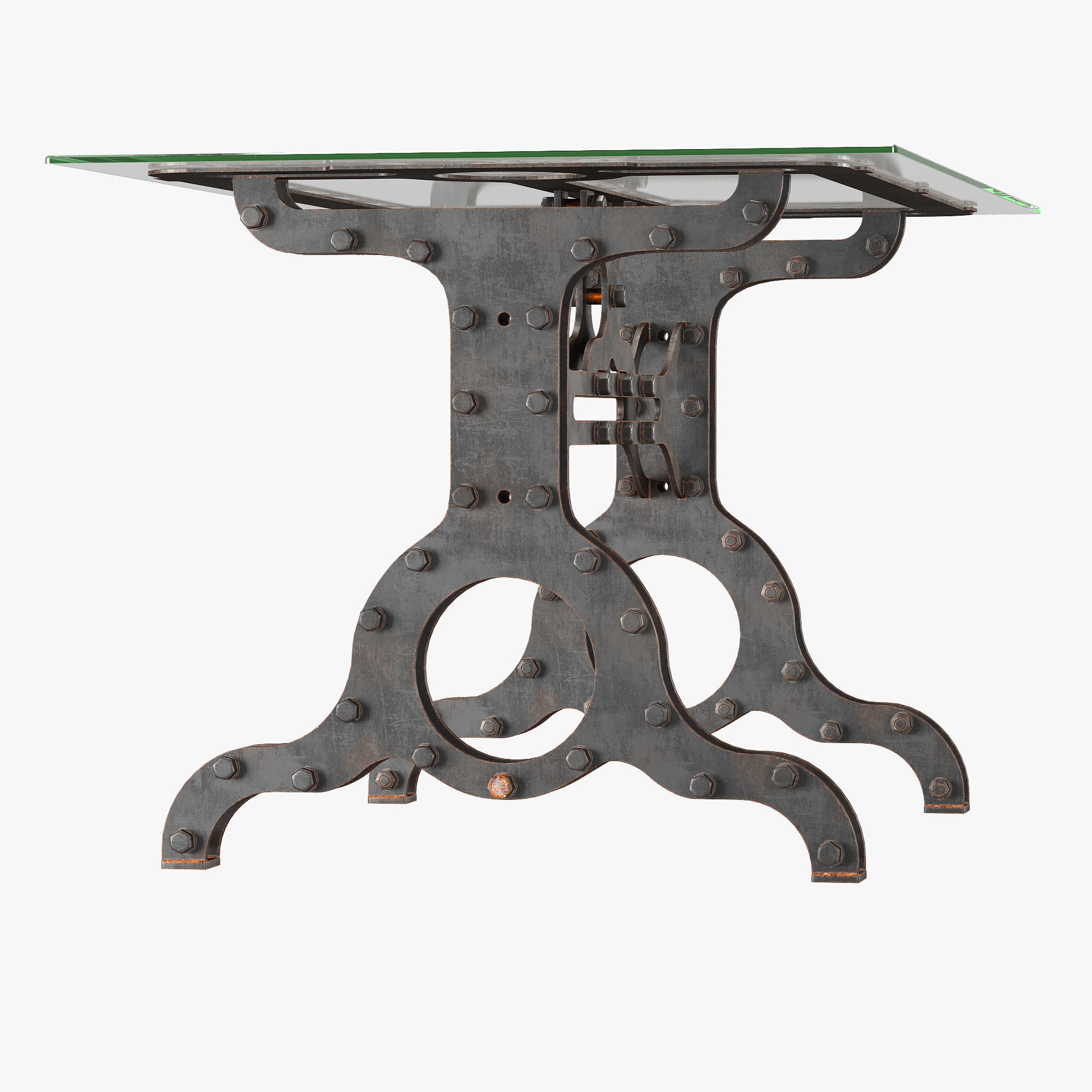 Desk Machine Brothers 3D model_2