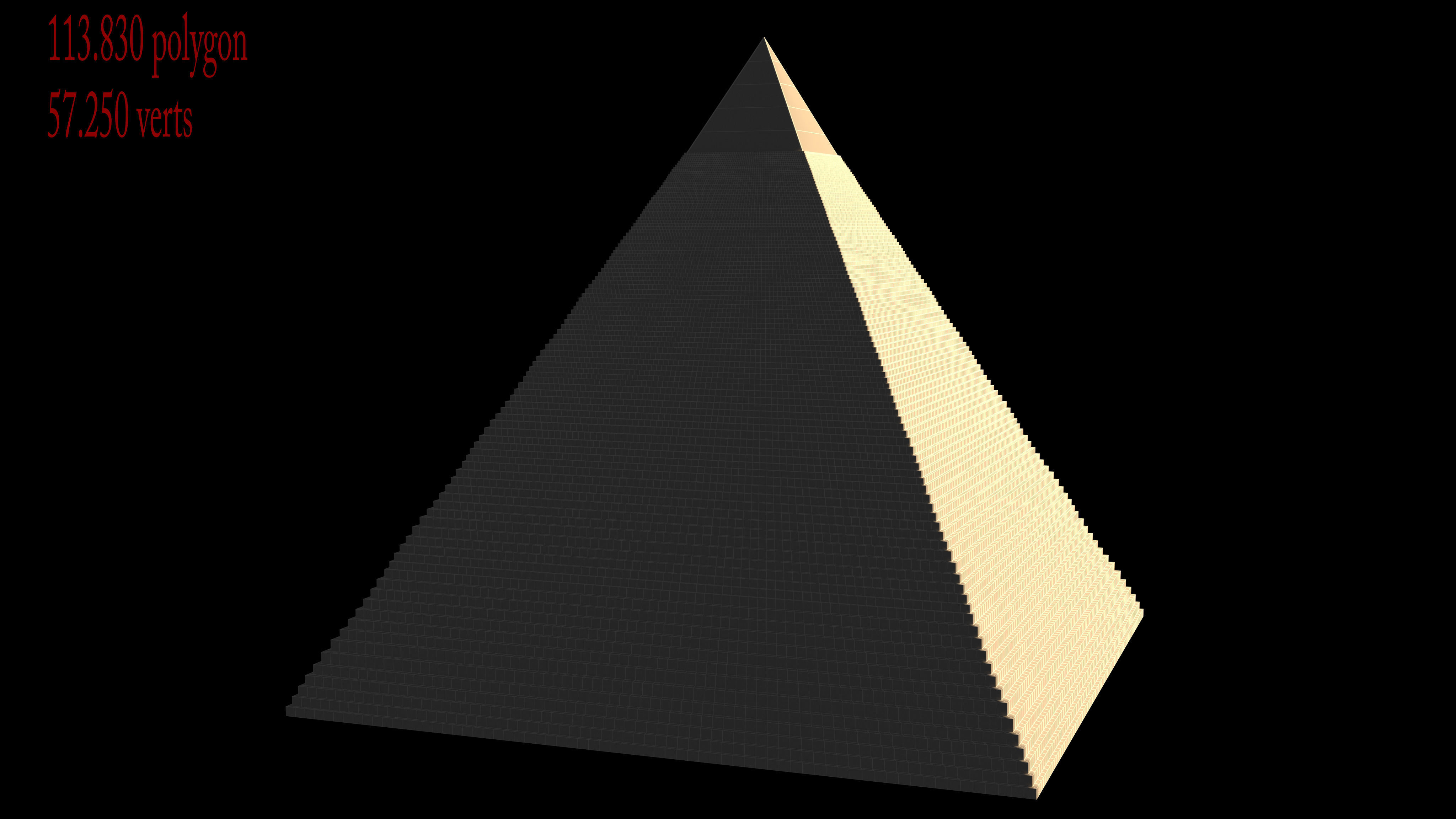 Desert Sand Dune Landscape modular Low-poly 3D model_7
