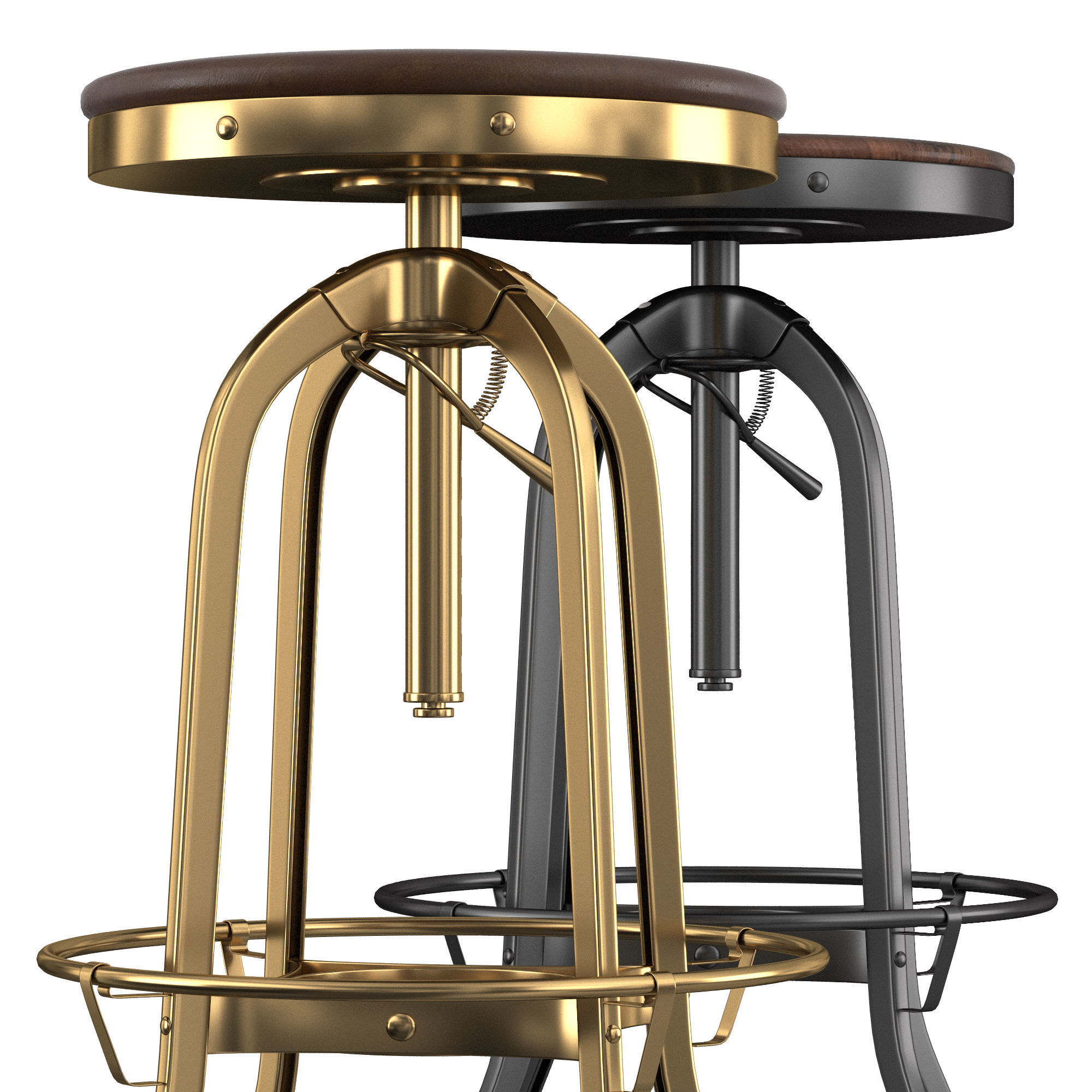 Bar Stool Toledo 3D model_3