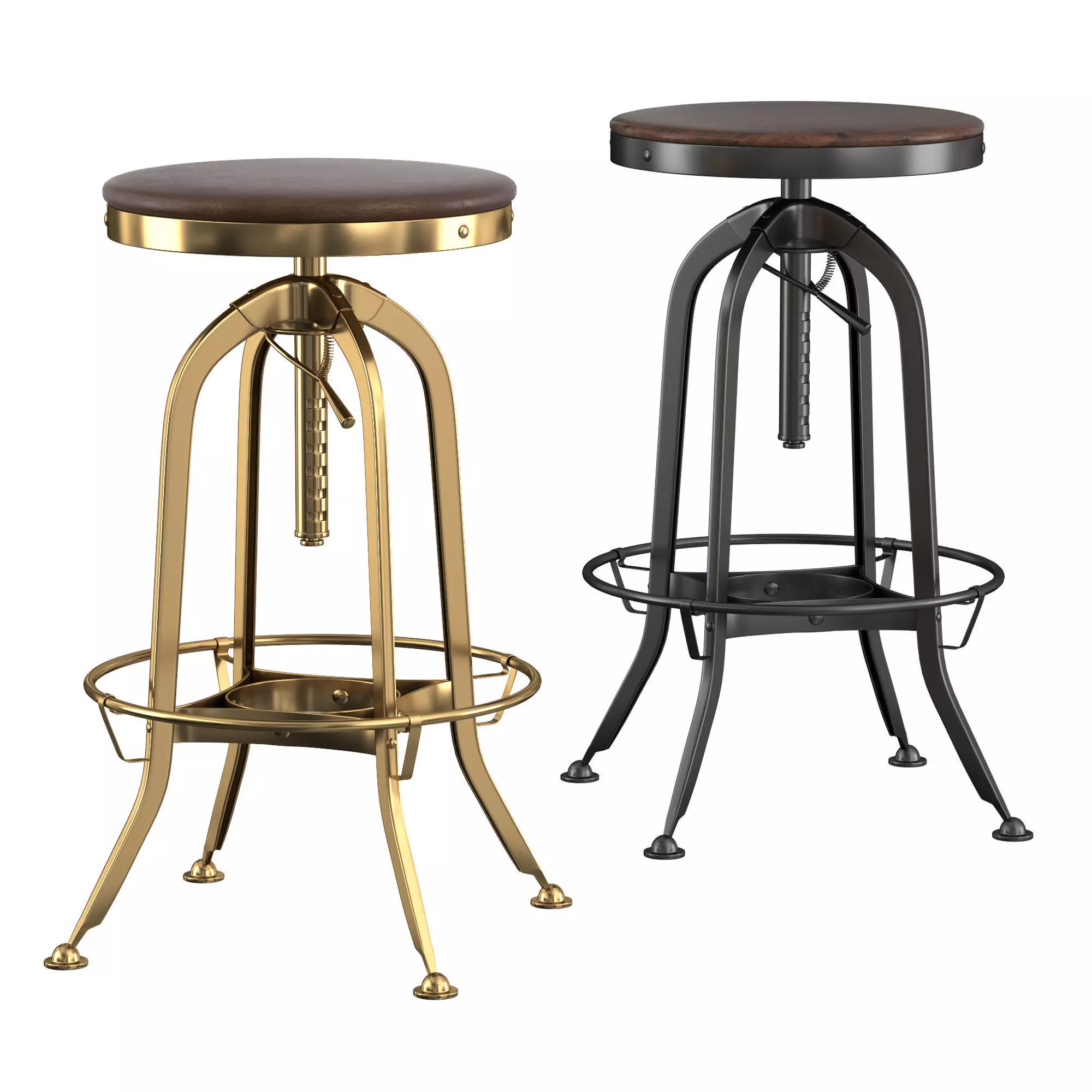 Bar Stool Toledo 3D model_0