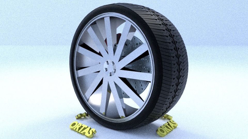 ORTAS CAR RIM 35 GAME READY RIM TIRE AND DISC 3D model_6
