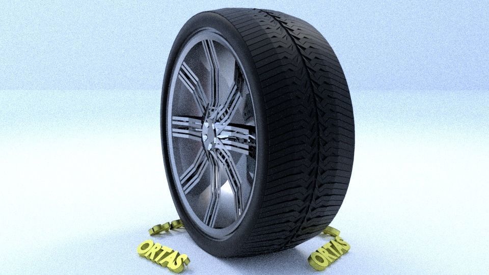 ORTAS CAR RIM 32 GAME READY RIM TIRE AND DISC 3D model_7