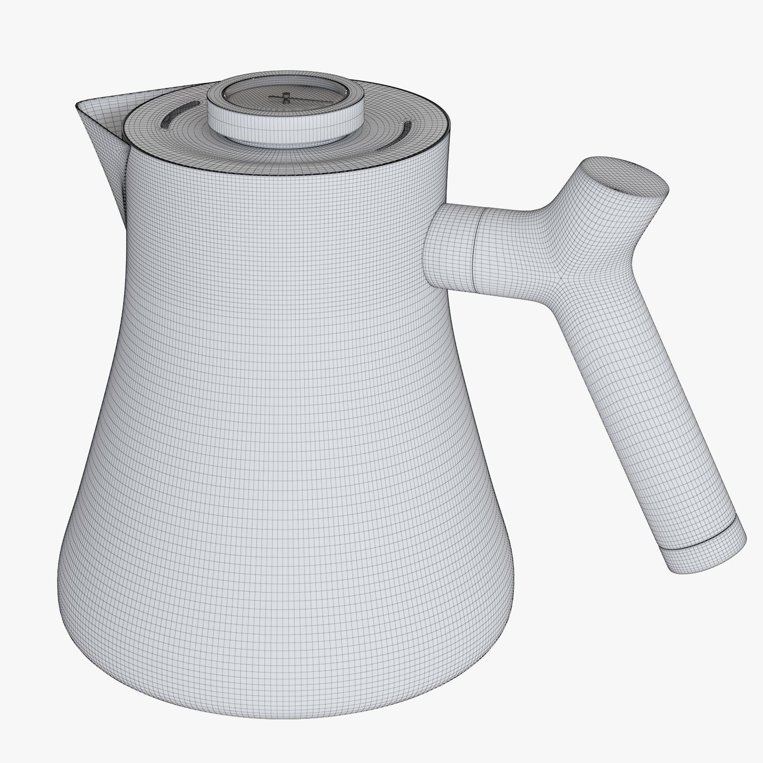 Raven Tea Kettle by Fellow Design 3D model_4