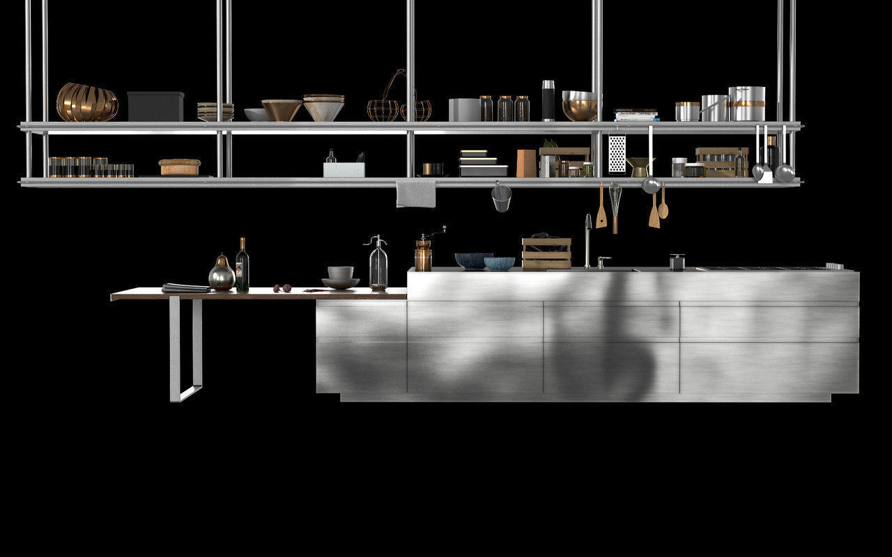 Convivium Arclinea Kitchen 3D model_4