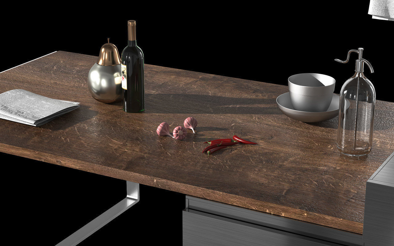 Convivium Arclinea Kitchen 3D model_1