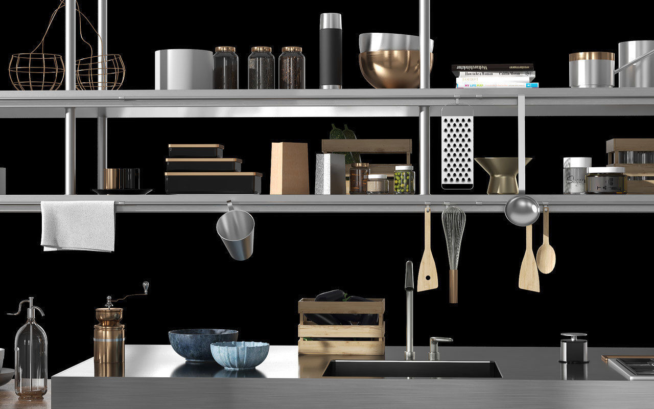 Convivium Arclinea Kitchen 3D model_3