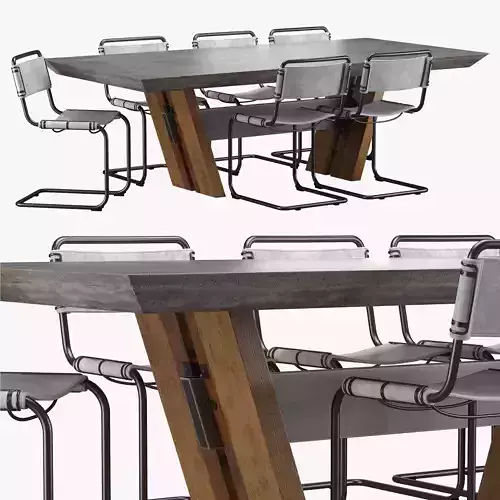 Westside Table 3D model
